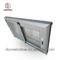 Bronze anodized aluminum windows bottom hinged blinds